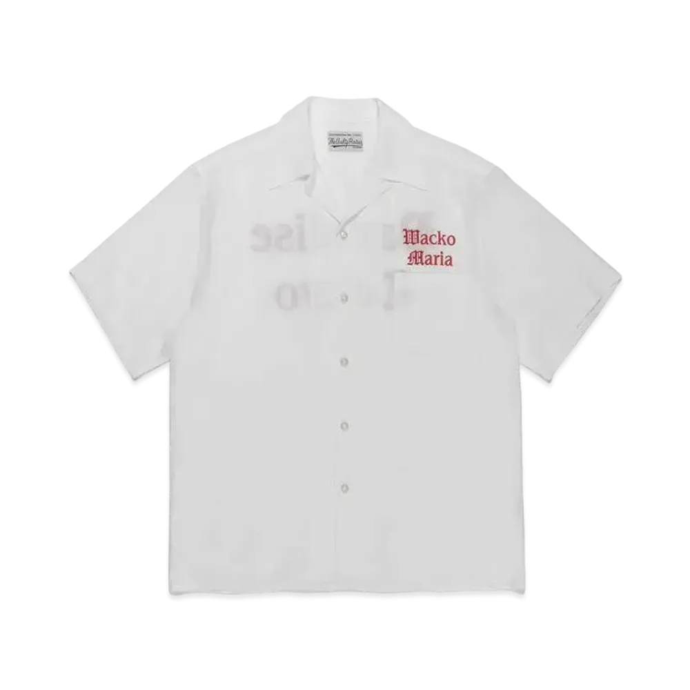WACKO MARIA 50'S OPEN COLLAR SHIRT "White"