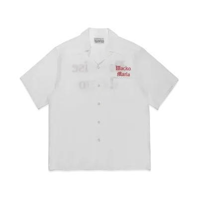 WACKO MARIA 50'S OPEN COLLAR SHIRT "White"