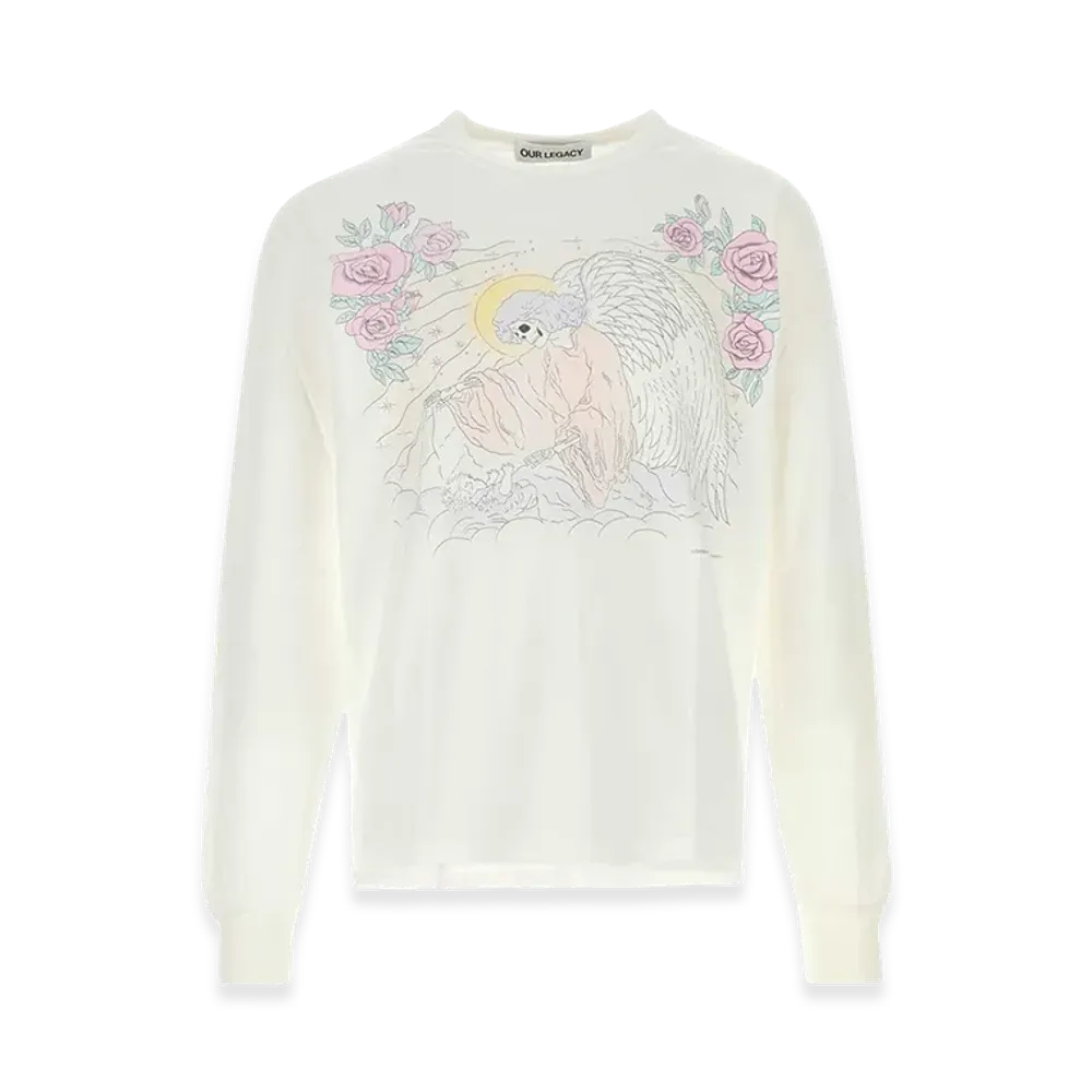 OUR LEGACY Cotton Oversize T-Shirt "White"