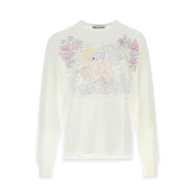 OUR LEGACY Cotton Oversize T-Shirt "White"