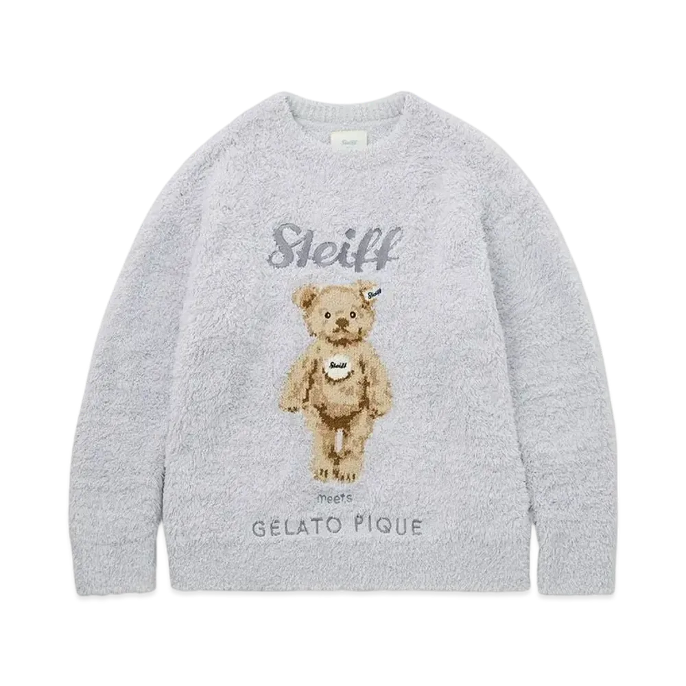GELATO PIQUE x Steiff Gelato James Jacquard Pullover "Blue"
