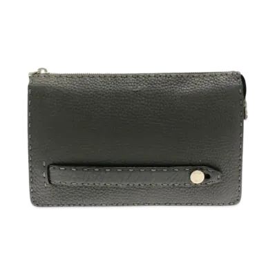 FENDI Serelia Clutch Bag "Dark Gray"