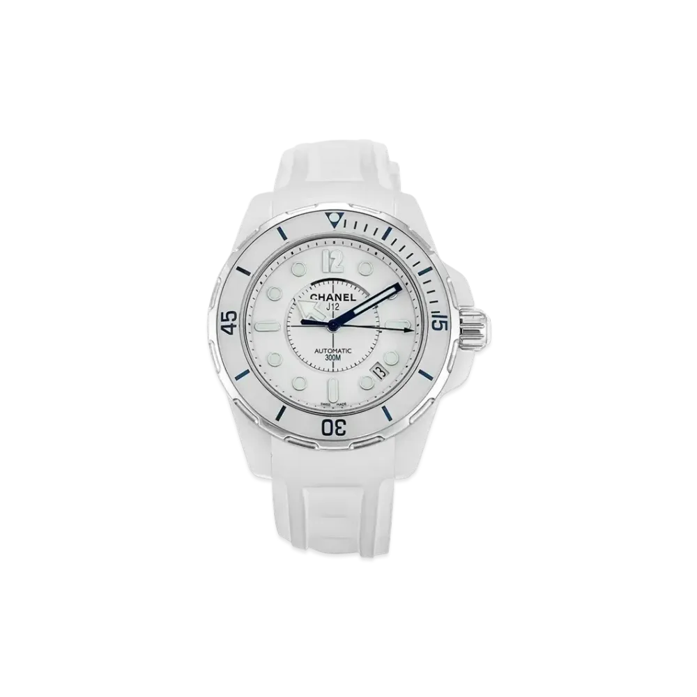 CHANEL J12 Ceramic Marine Date Automatic "White"