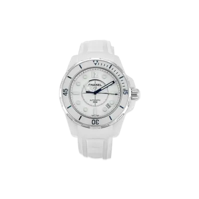 CHANEL J12 Ceramic Marine Date Automatic "White"