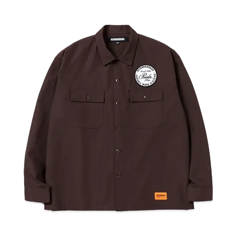 NEIGHBORHOOD Classic Work Shirt LS "Brown"