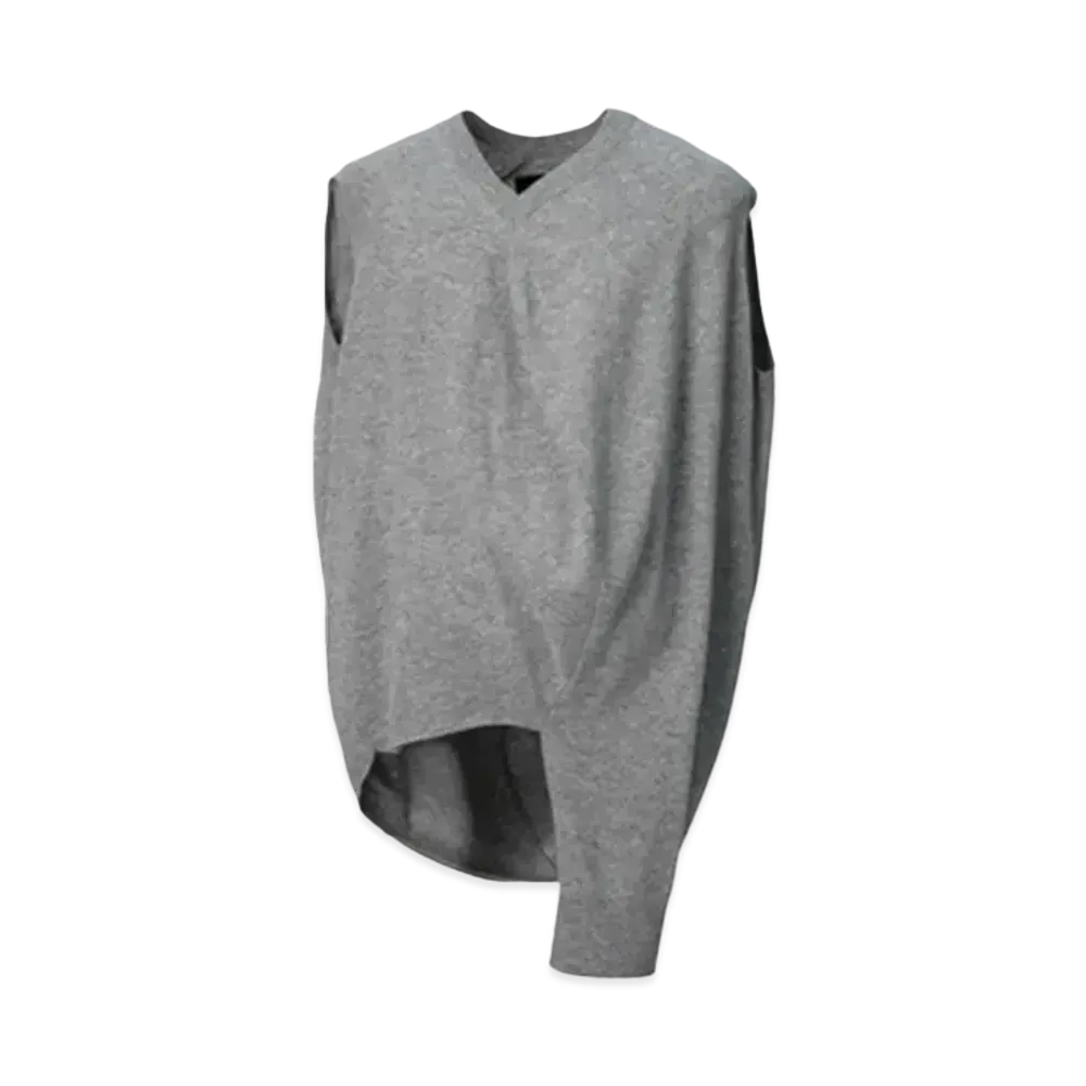ANREALAGE Ball Knit Vest "Gray"