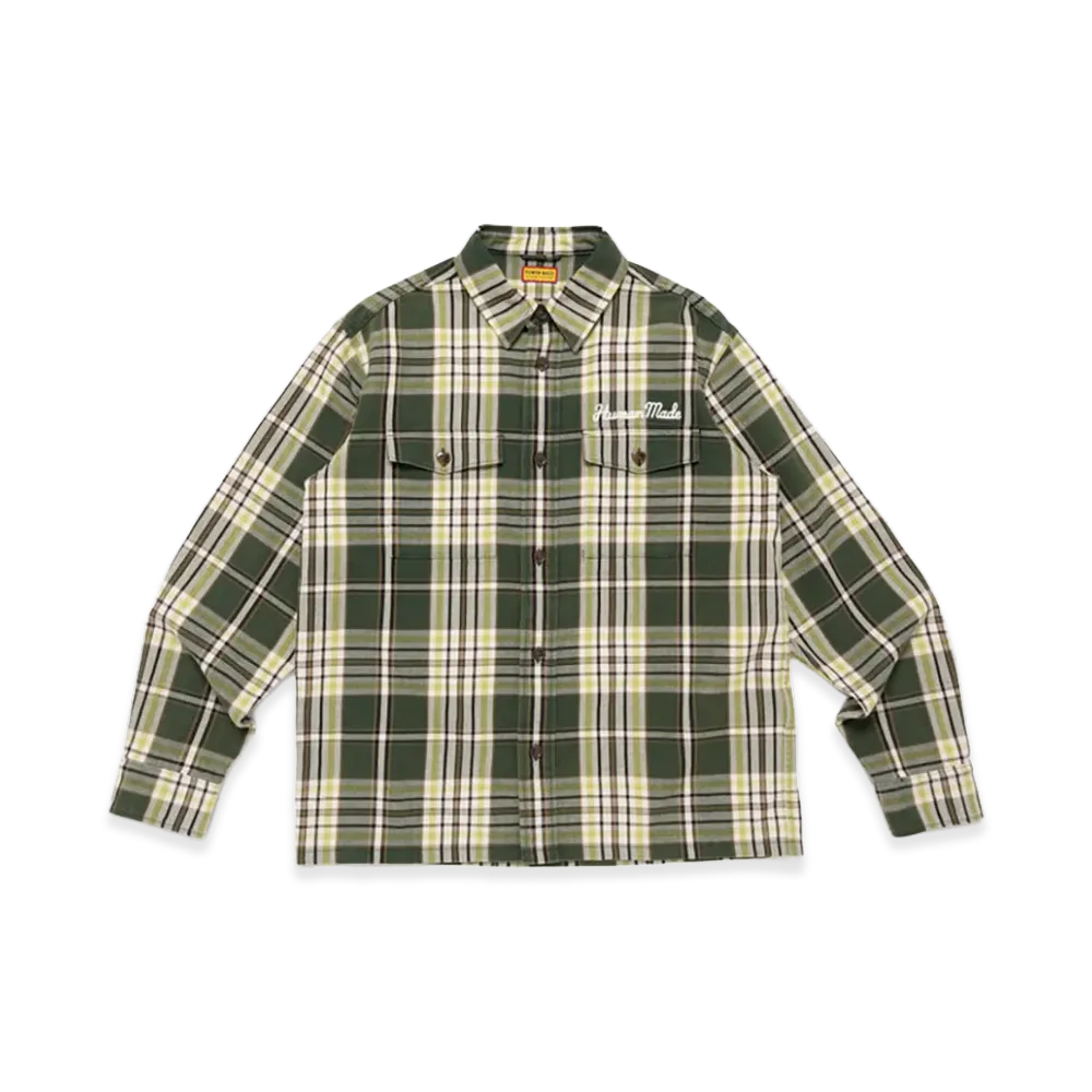 HUMAN MADE Check Shirt "Green"