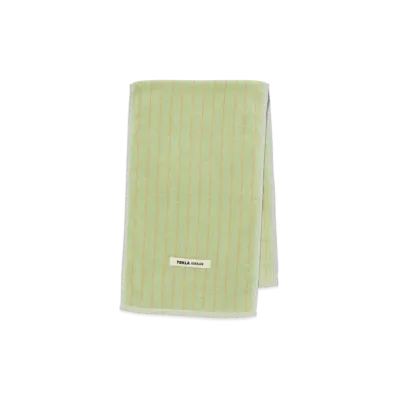 AURALEE Onsen Towel "Light Moss Stripes"