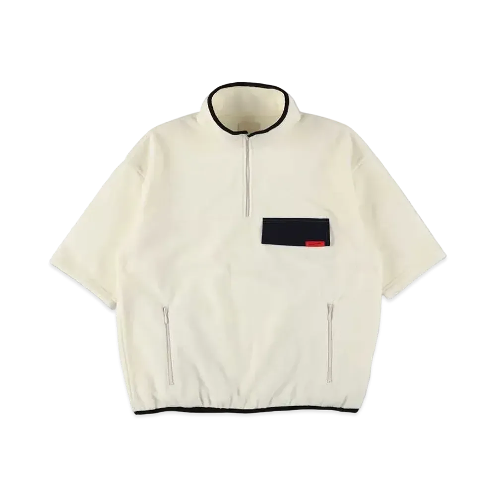 WIND AND SEA Fleece S/S Pullover "Ivory"