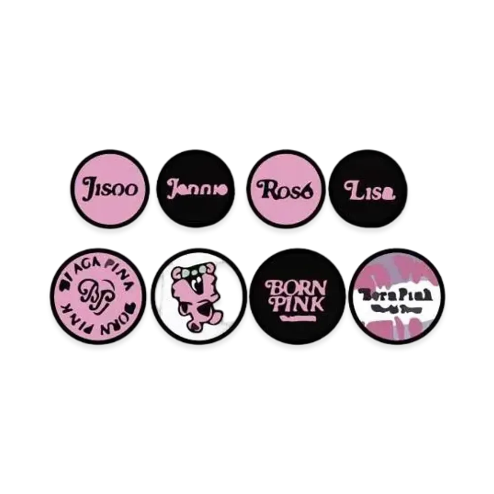 Verdy x BLACKPINK Born Pink Pop Up Button Pin Set "Multi"