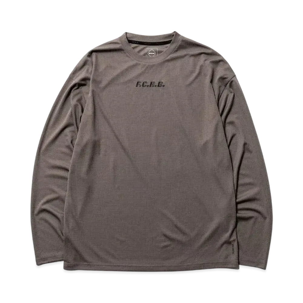 F.C.Real Bristol Polartec Power Dry L/S Training Top "Light Brown"