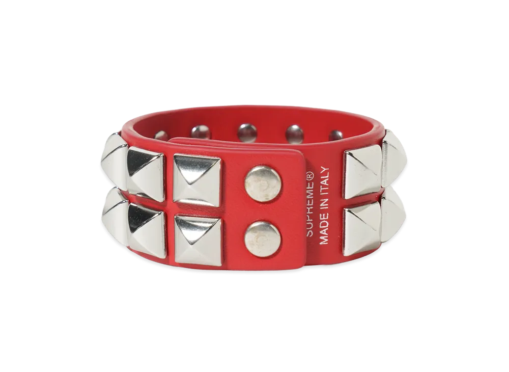 Supreme Studded Leather Bracelet 