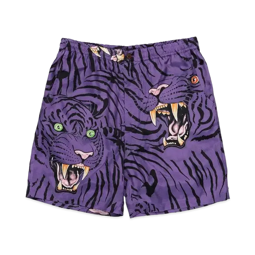 WACKO MARIA TIM LEHI / HAWAIIAN SHORTS "Purple"