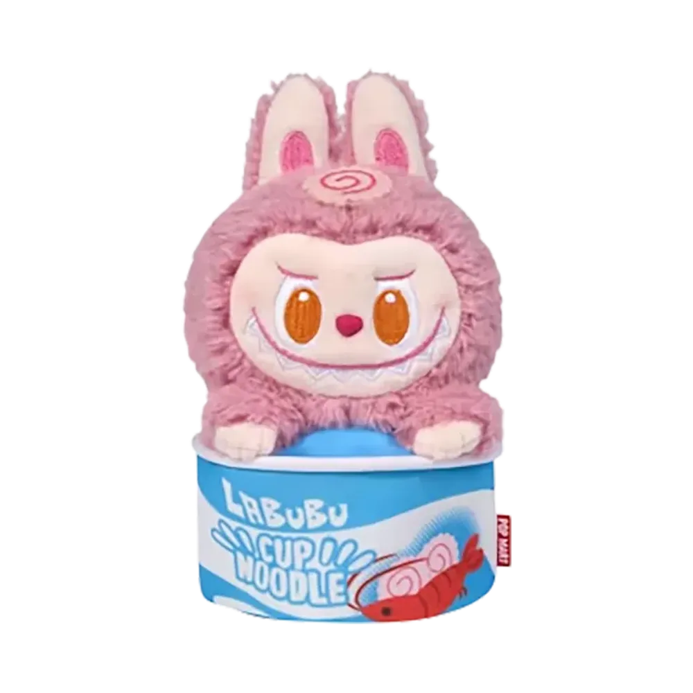 POP MART The Monsters (LABUBU) Wacky Mart Series Cup Noodles Figure Storage Bag (Seafood)