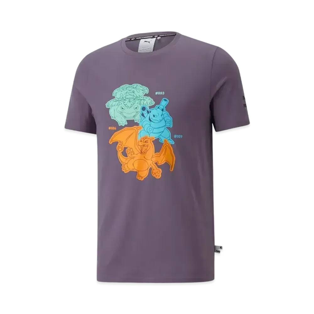Pokémon x PUMA T Shirt "Purple Charcoal"