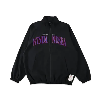 WIND AND SEA x NFL Classic Logo Nylon Jacket "Black"