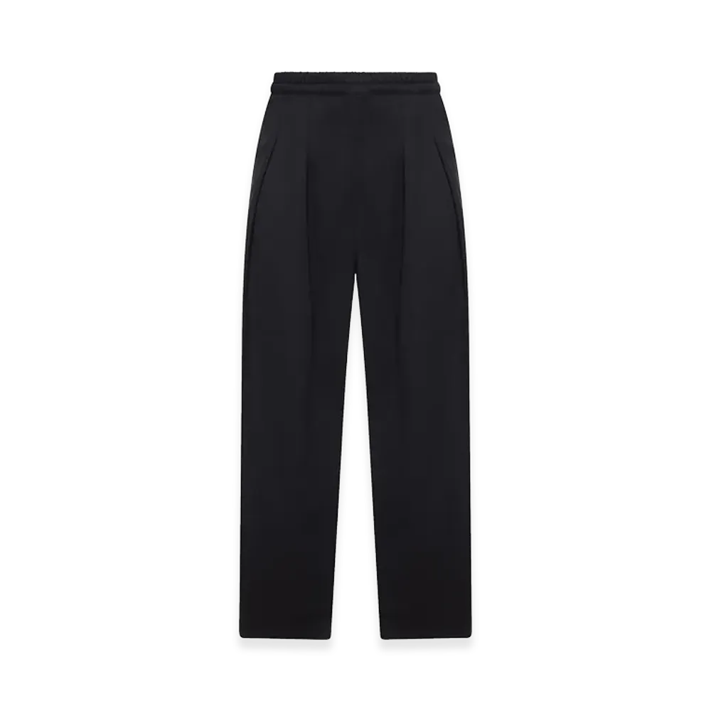 Maison Margiela Wide Leg Cotton Blend Pants "Black"