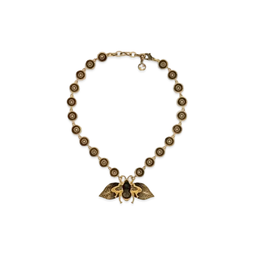 GUCCI Bee Crystal Necklace