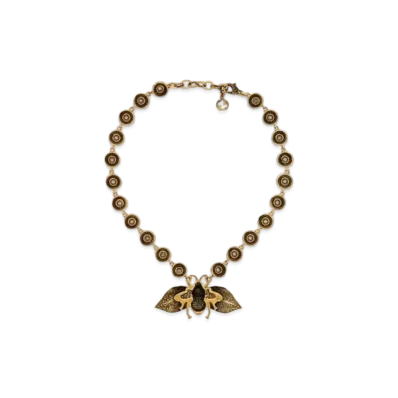 GUCCI Bee Crystal Necklace
