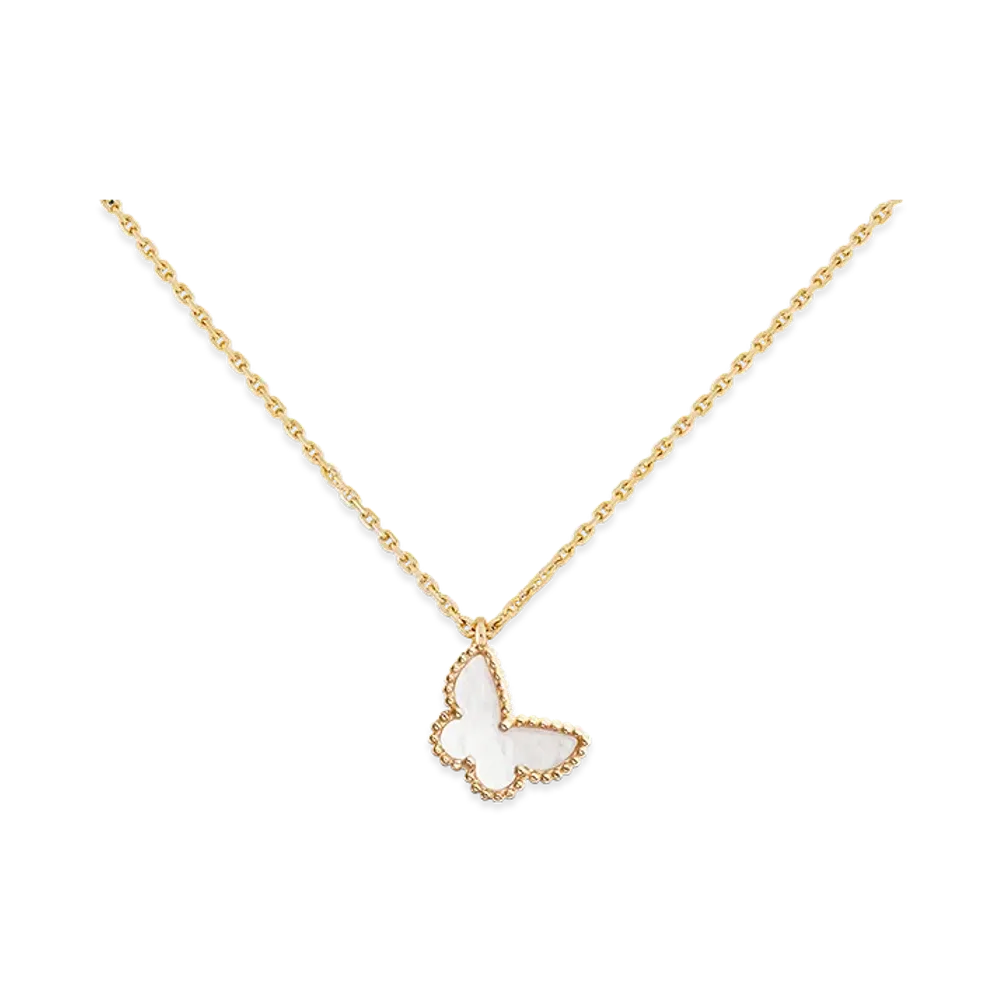 Van Cleef & Arpels Sweet Papillon pendant "18K Yellow Gold/Mother of Pearl"