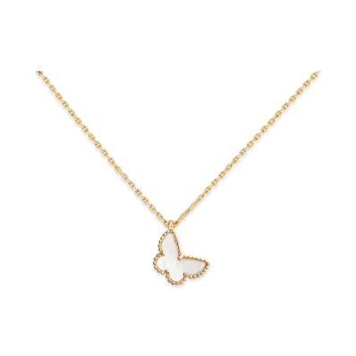 Van Cleef & Arpels Sweet Papillon pendant "18K Yellow Gold/Mother of Pearl"