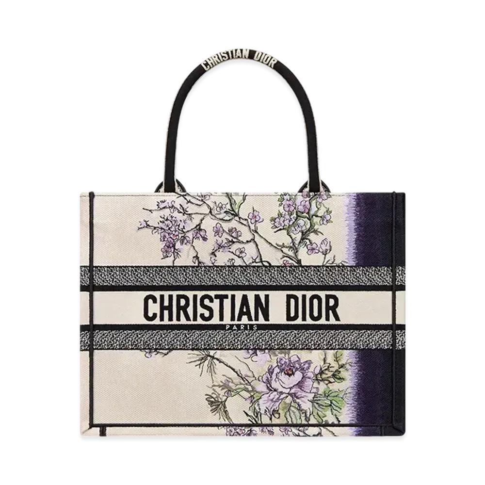 Dior Medium Dior Book Tote Dior Pivoine Embroidery "Multicolor"