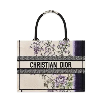Dior Medium Dior Book Tote Dior Pivoine Embroidery "Multicolor"