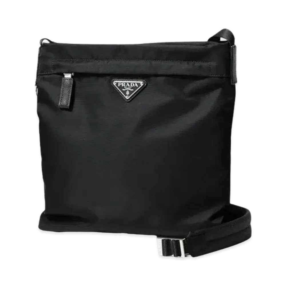 PRADA Nylon Crossbody Bag "Black"