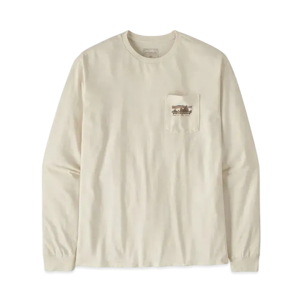 Patagonia Men's Longsleep 73 Skyline Pocket Responsibility "White"