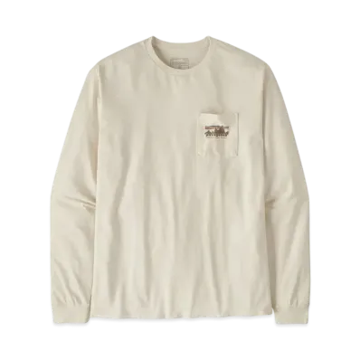 Patagonia Men's Longsleep 73 Skyline Pocket Responsibility "White"