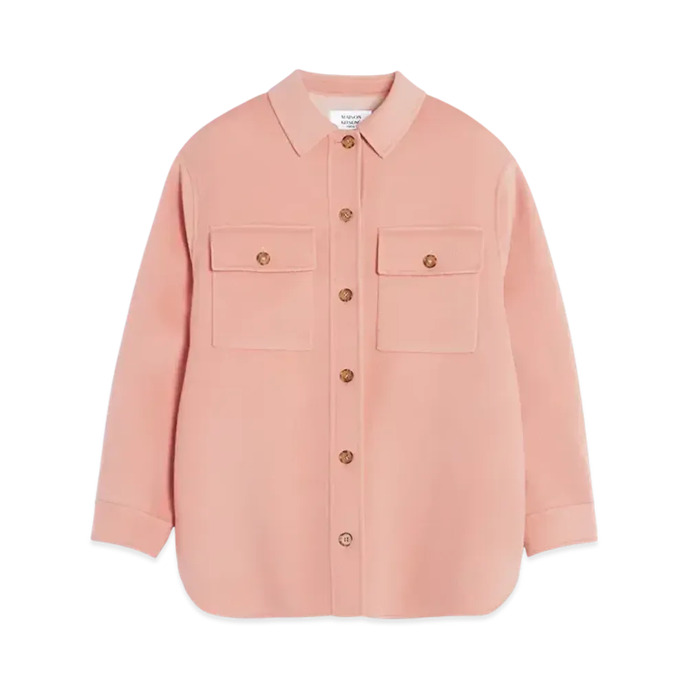 Maison Kitsune Double Face Jacket "Porcelaine Pink"
