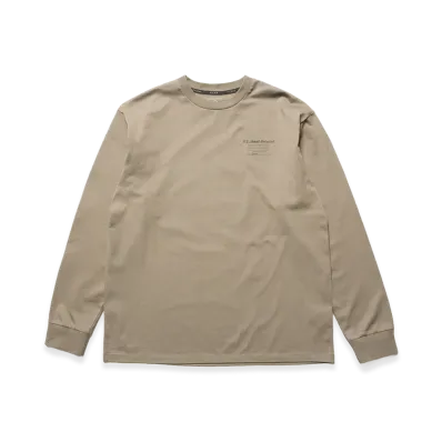 F.C.Real Bristol Spirit L/S Tee "Greige"
