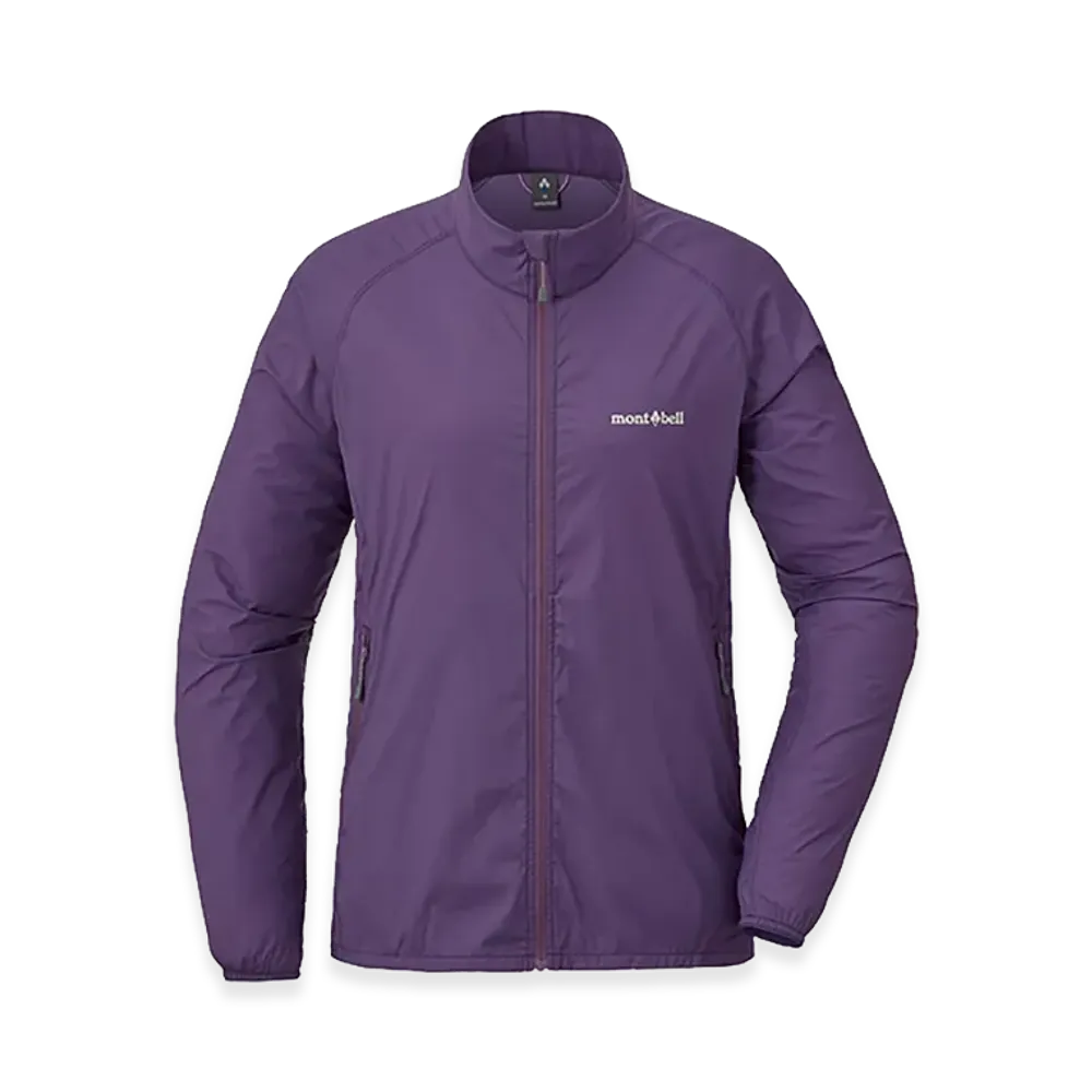 mont-bell Women's U.L. Stretch Wind Jacket "Purple"