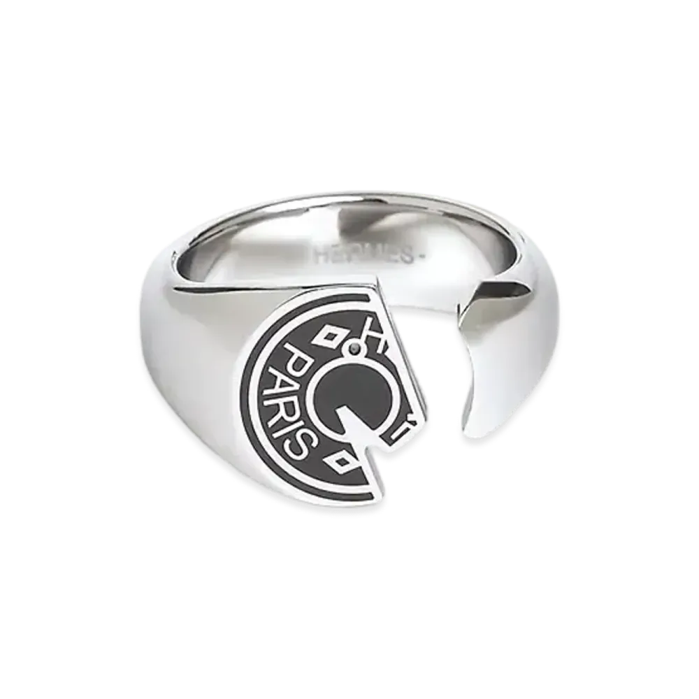 Hermes Carrousel Ring "Noir"