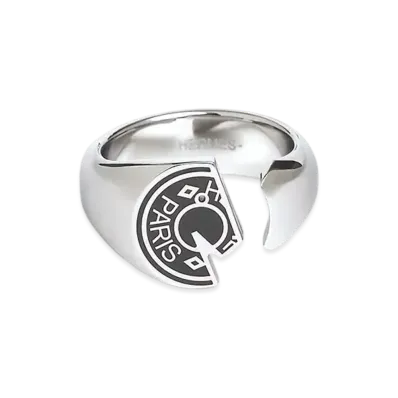 Hermes Carrousel Ring "Noir"