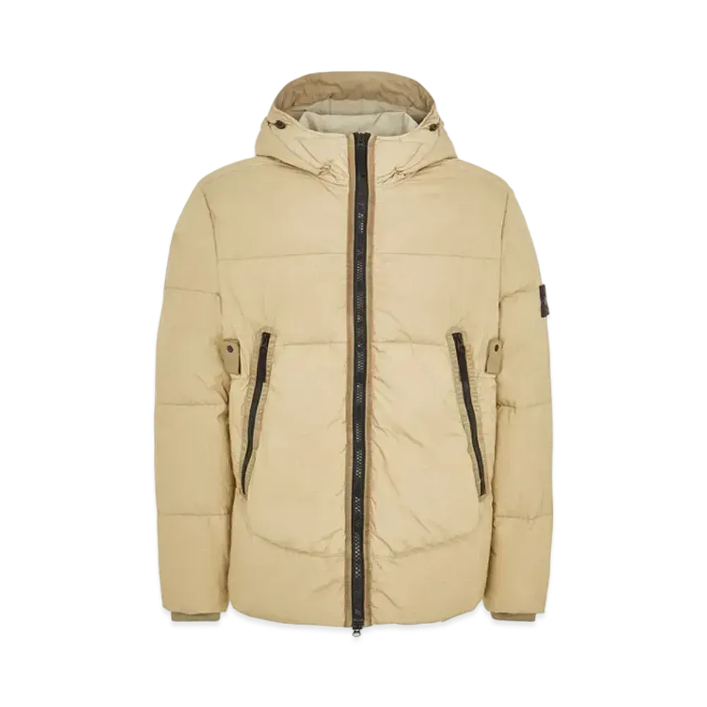 Stone Island 40123 GARMENT DYED CRINKLE REPS NY DOWN-TC "Ecru"