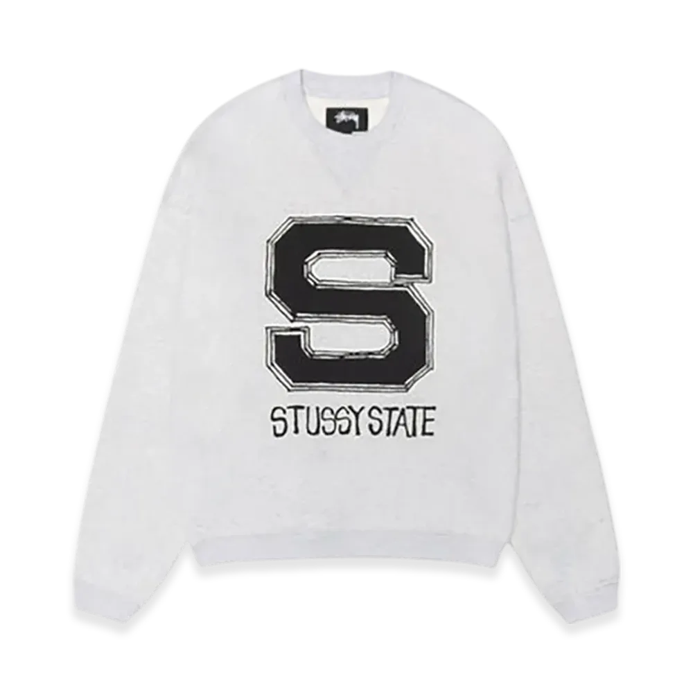 Stussy State Crew "Ash Heather"