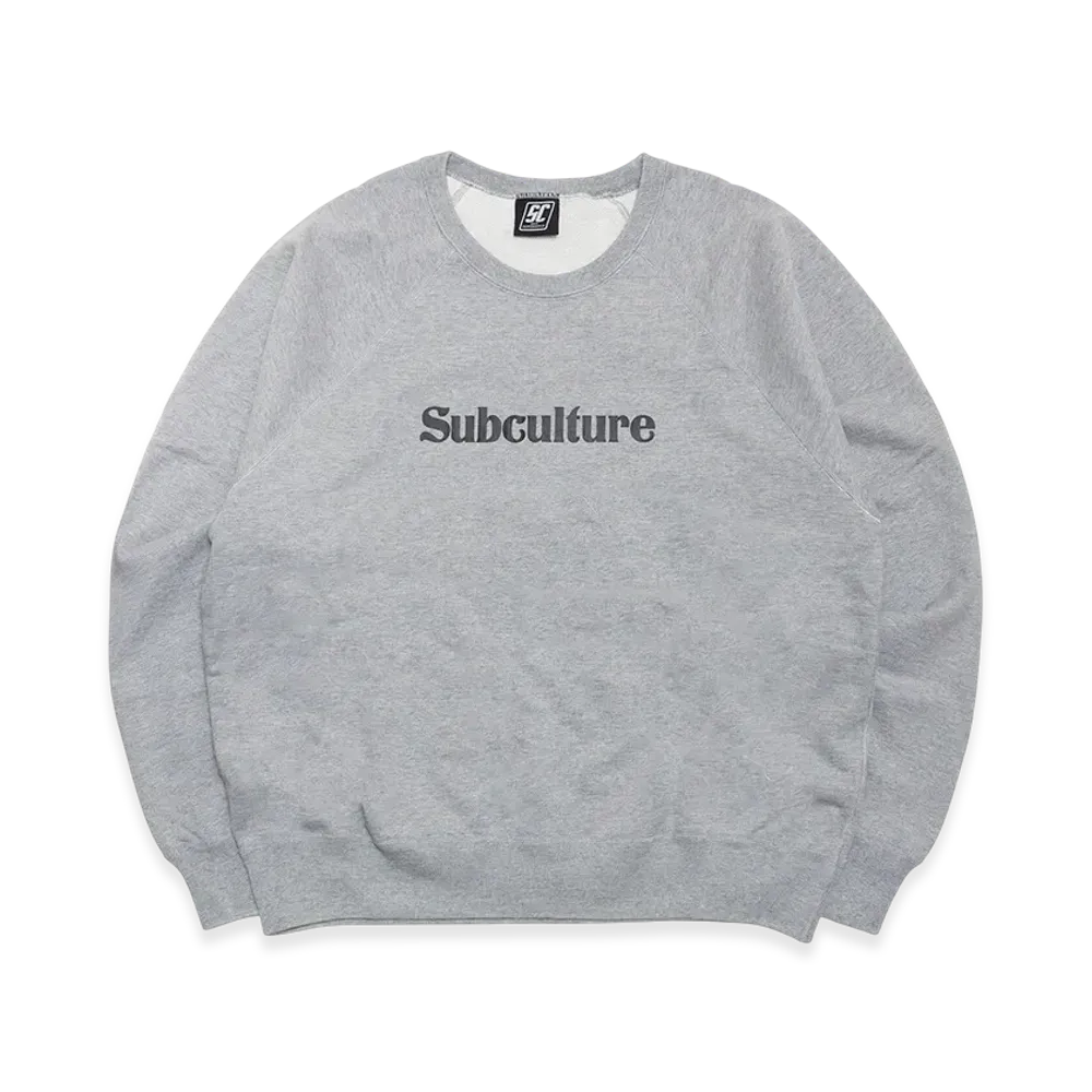 SubCulture Crew Neck (Subculture Crack Print) "Top Gray"