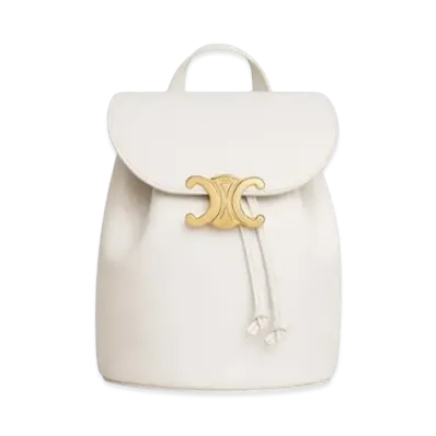 CELINE Backpack Celine Bonnie in Smooth Calfskin "Rice"