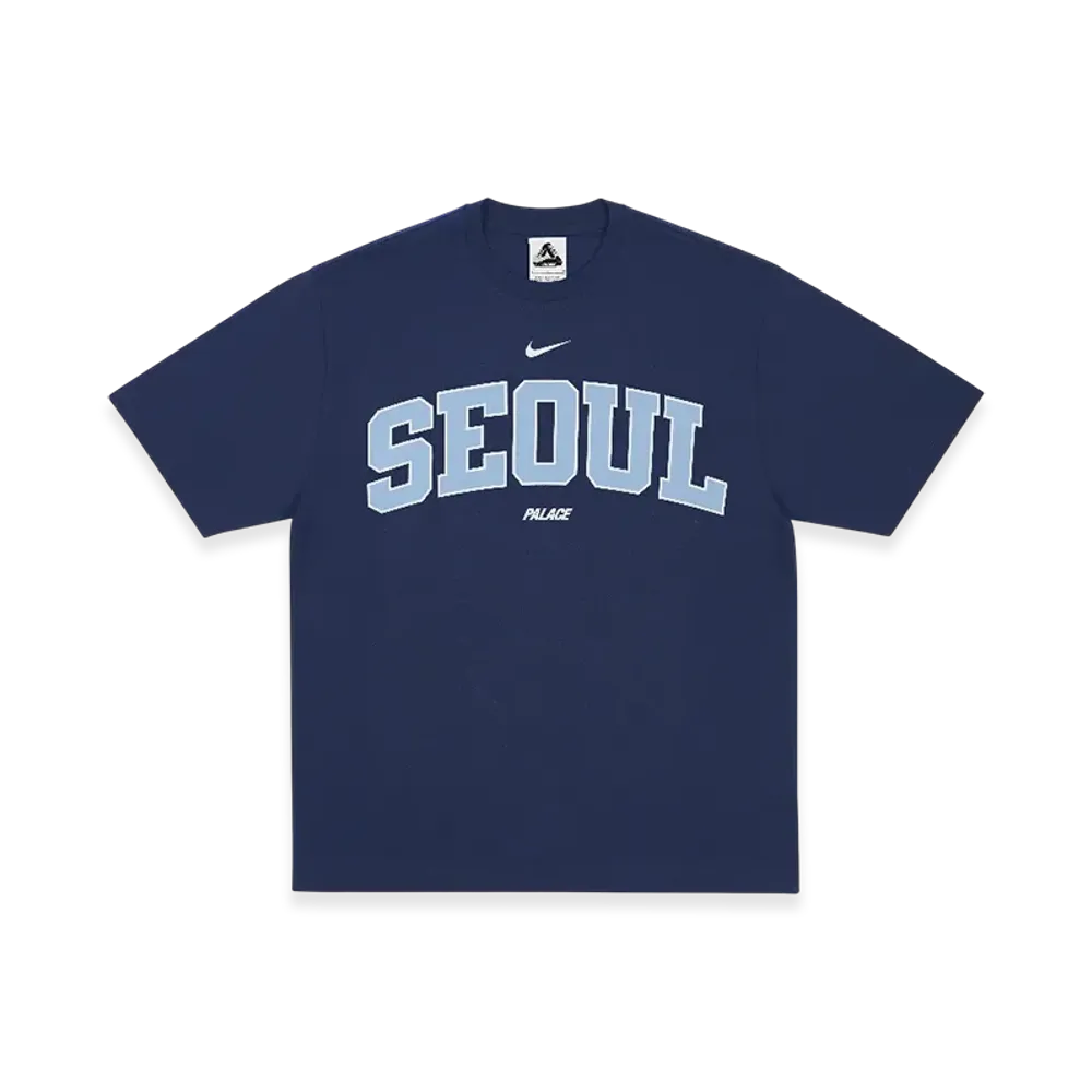 PALACE x Nike Shop T-Shirt Apgujeong "Navy"