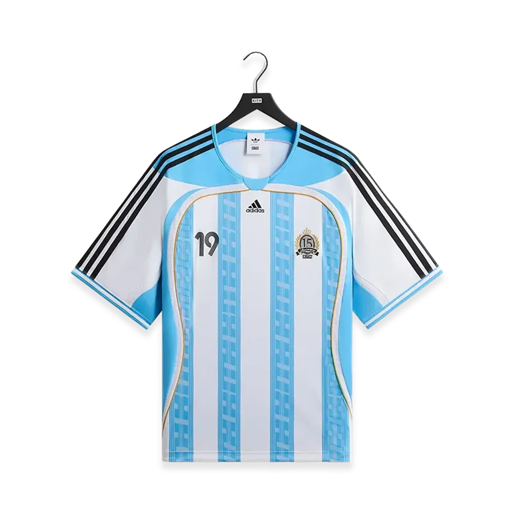 Kith x Lionel Messi x adidas Football Jersey "Blue/White"