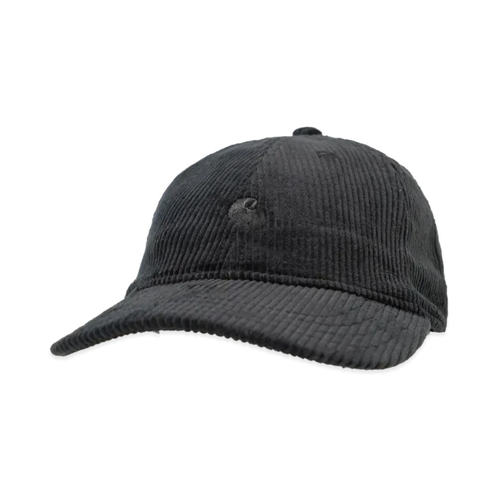 Carhartt WIP Logo Corduroy Cap "Black"