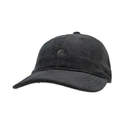 Carhartt WIP Logo Corduroy Cap "Black"