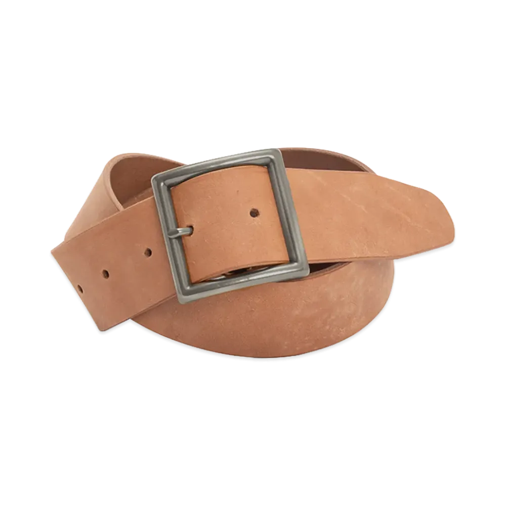 visvim Plain Belt 45mm "Natural"