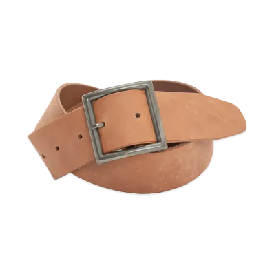 visvim Plain Belt 45mm "Natural"