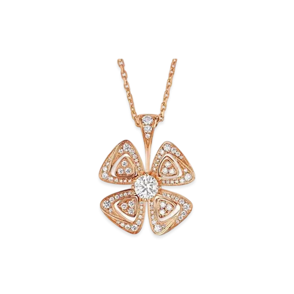 BVLGARI Fiorever Necklace "Pink Gold"