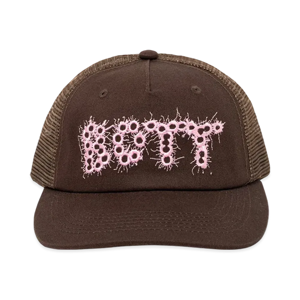 BOTT BANG! Logo Mesh-Back 5-Panel Cap "Brown"