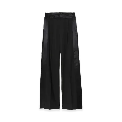 UNDERCOVER Wool Polyester Slacks "Black"