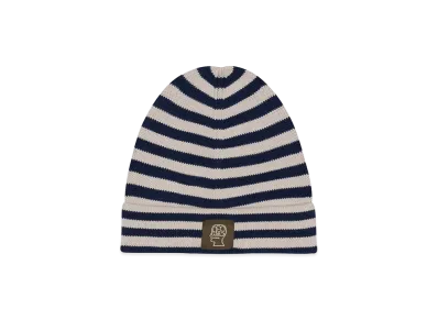 A.P.C. x Brain Dead Striped Cotton Beanie "Navy"