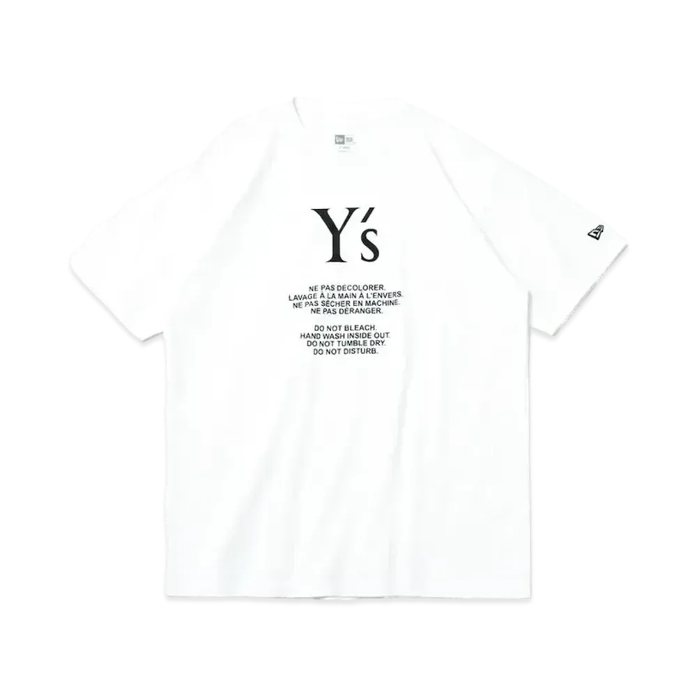 NEW ERA x Y's SS24 S/S Cotton Tee "White"